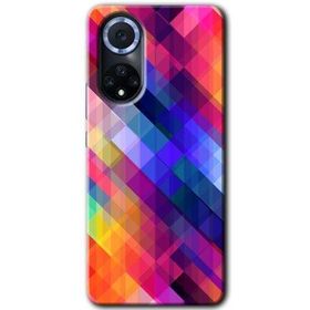 Huawei Nova 9 Multi Oblique Baskılı Uyumlu Silikon Kılıf