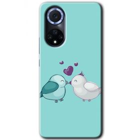 Huawei Nova 9 Mutlu Kuşlar Baskılı Uyumlu Silikon Kılıf