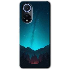 Huawei Nova 9 Night Fores Mount Baskılı Uyumlu Silikon Kılıf