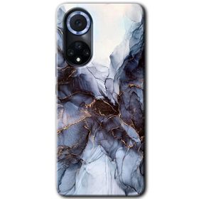 Huawei Nova 9 Otantik Mermer Baskılı Uyumlu Silikon Kılıf