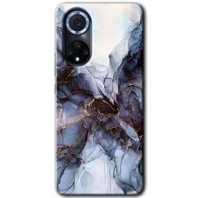 Huawei Nova 9 Otantik Mermer Baskılı Uyumlu Silikon Kılıf