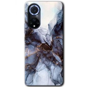 Huawei Nova 9 Otantik Mermer Baskılı Uyumlu Silikon Kılıf