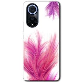 Huawei Nova 9 Pembe Tüy Baskılı Uyumlu Silikon Kılıf