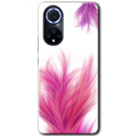 Huawei Nova 9 Pembe Tüy Baskılı Uyumlu Silikon Kılıf