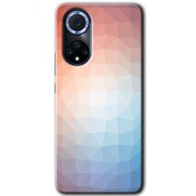 Huawei Nova 9 Polygon Graident 3 Baskılı Uyumlu Silikon Kılıf