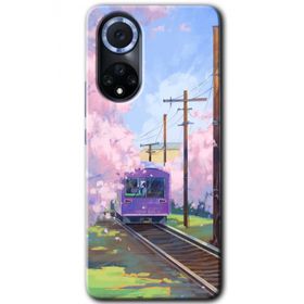 Huawei Nova 9 Rails Paint Baskılı Uyumlu Silikon Kılıf