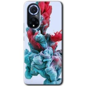 Huawei Nova 9 Renkli Karışım Baskılı Uyumlu Silikon Kılıf