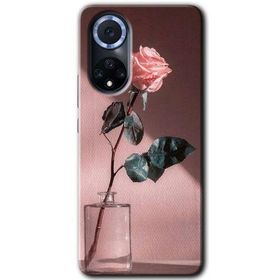 Huawei Nova 9 Retro Gül Baskılı Uyumlu Silikon Kılıf