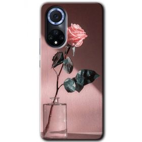 Huawei Nova 9 Retro Gül Baskılı Uyumlu Silikon Kılıf