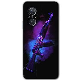 Huawei Nova 9 SE AK Baskılı Uyumlu Silikon Kılıf