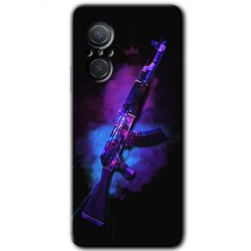 Huawei Nova 9 SE AK Baskılı Uyumlu Silikon Kılıf