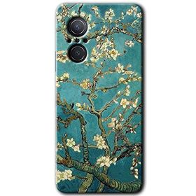 Huawei Nova 9 SE Almond Blossom Baskılı Uyumlu Silikon Kılıf