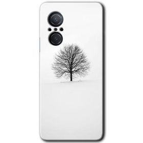 Huawei Nova 9 SE Alone Tree Baskılı Uyumlu Silikon Kılıf