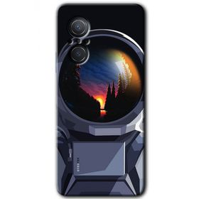 Huawei Nova 9 SE Astronot Baskılı Uyumlu Silikon Kılıf