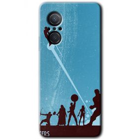 Huawei Nova 9 SE Avengers Team Baskılı Uyumlu Silikon Kılıf
