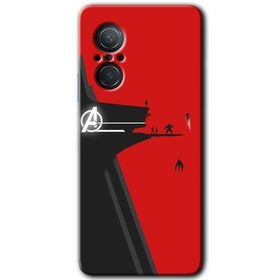 Huawei Nova 9 SE Avengers Tower Baskılı Uyumlu Silikon Kılıf