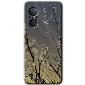 Huawei Nova 9 SE Branches Flowers Baskılı Uyumlu Silikon Kılıf