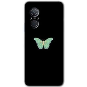 Huawei Nova 9 SE Butterfly Tree Baskılı Uyumlu Silikon Kılıf