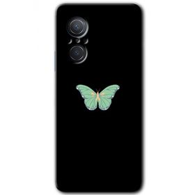 Huawei Nova 9 SE Butterfly Tree Baskılı Uyumlu Silikon Kılıf