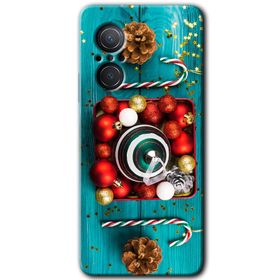 Huawei Nova 9 SE Christmas Baskılı Uyumlu Silikon Kılıf