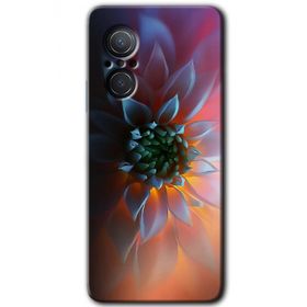 Huawei Nova 9 SE Çiçek Motif Baskılı Uyumlu Silikon Kılıf