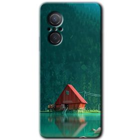 Huawei Nova 9 SE Flash Logo Baskılı Uyumlu Silikon Kılıf