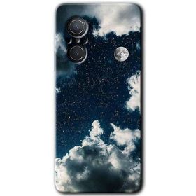 Huawei Nova 9 SE Gece Gökyüzü Baskılı Uyumlu Silikon Kılıf