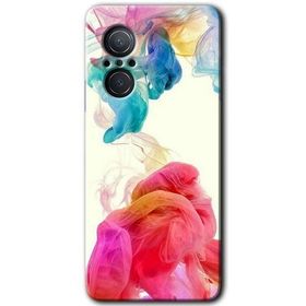 Huawei Nova 9 SE Gökkuşağı Color Baskılı Uyumlu Silikon Kılıf