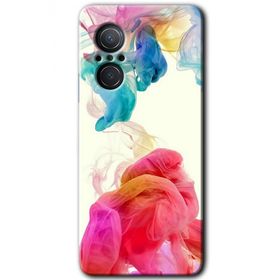 Huawei Nova 9 SE Gökkuşağı Color Baskılı Uyumlu Silikon Kılıf