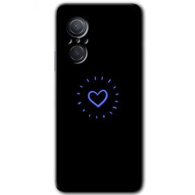 Huawei Nova 9 SE Heart Strokes Baskılı Uyumlu Silikon Kılıf