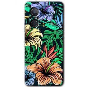 Huawei Nova 9 SE Hibiscus Flowers Baskılı Uyumlu Silikon Kılıf