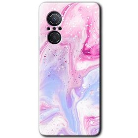 Huawei Nova 9 SE Kabarmış Leke Baskılı Uyumlu Silikon Kılıf