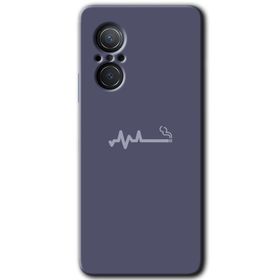 Huawei Nova 9 SE Kara Kedi Baskılı Uyumlu Silikon Kılıf