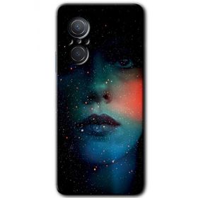 Huawei Nova 9 SE Karanlık Kadın Baskılı Uyumlu Silikon Kılıf