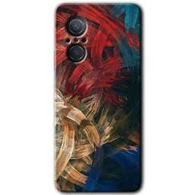Huawei Nova 9 SE Karma Boyalar Baskılı Uyumlu Silikon Kılıf