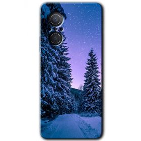 Huawei Nova 9 SE Kış Manzarası Baskılı Uyumlu Silikon Kılıf