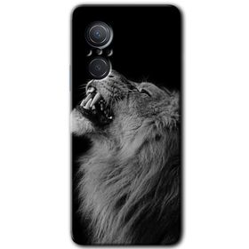 Huawei Nova 9 SE Lion Baskılı Uyumlu Silikon Kılıf