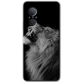 Huawei Nova 9 SE Lion Baskılı Uyumlu Silikon Kılıf