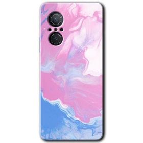 Huawei Nova 9 SE Liquid Lekeler Art Baskılı Uyumlu Silikon Kılıf