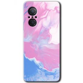 Huawei Nova 9 SE Liquid Lekeler Art Baskılı Uyumlu Silikon Kılıf
