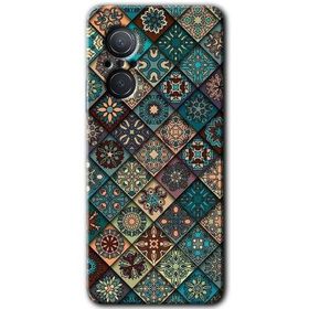 Huawei Nova 9 SE Mandala Desen Baskılı Uyumlu Silikon Kılıf
