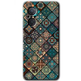 Huawei Nova 9 SE Mandala Desen Baskılı Uyumlu Silikon Kılıf
