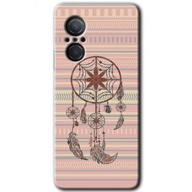 Huawei Nova 9 SE Mandala Retro Baskılı Uyumlu Silikon Kılıf