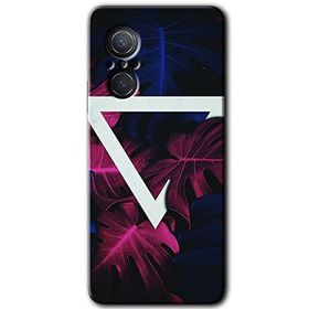 Huawei Nova 9 SE Mekanik Yaprak Baskılı Uyumlu Silikon Kılıf