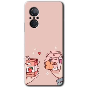 Huawei Nova 9 SE Meyveli Süt Baskılı Uyumlu Silikon Kılıf