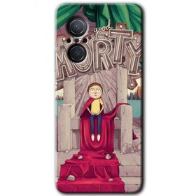 Huawei Nova 9 SE Morty Baskılı Uyumlu Silikon Kılıf