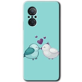 Huawei Nova 9 SE Mutlu Kuşlar Baskılı Uyumlu Silikon Kılıf