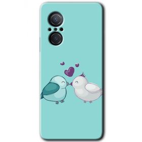 Huawei Nova 9 SE Mutlu Kuşlar Baskılı Uyumlu Silikon Kılıf