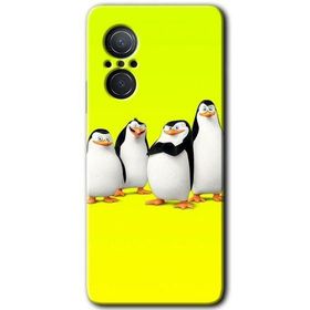 Huawei Nova 9 SE Penguenler Baskılı Uyumlu Silikon Kılıf