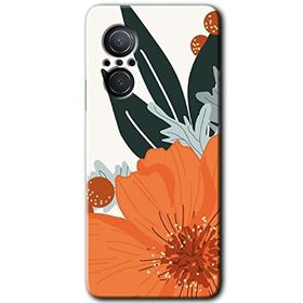 Huawei Nova 9 SE Portakal Çiçeği Baskılı Uyumlu Silikon Kılıf